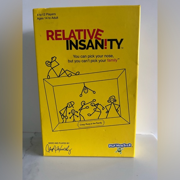 Relative Insanity party card game, featuring Jeff Foxworthy. New/Sealed* - Picture 1 of 6
